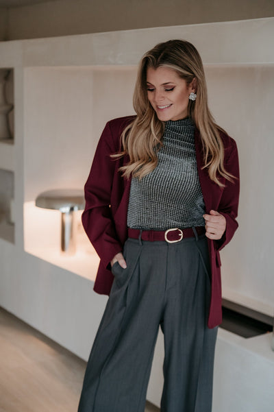 Urticante blazer I Burgundy - Wild Souls by JV® - Blazers