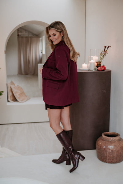 Urticante blazer I Burgundy - Wild Souls by JV® - Blazers