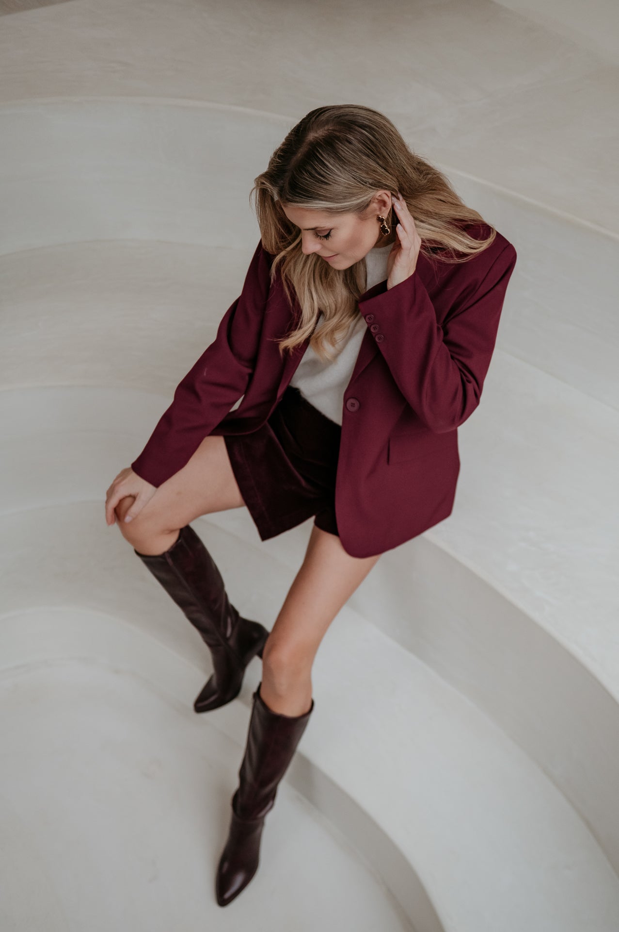 Urticante blazer I Burgundy - Wild Souls by JV® - Blazers