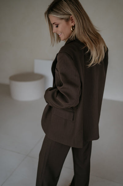 Urticante blazer I Chocolate Brown - Wild Souls by JV® - Blazers