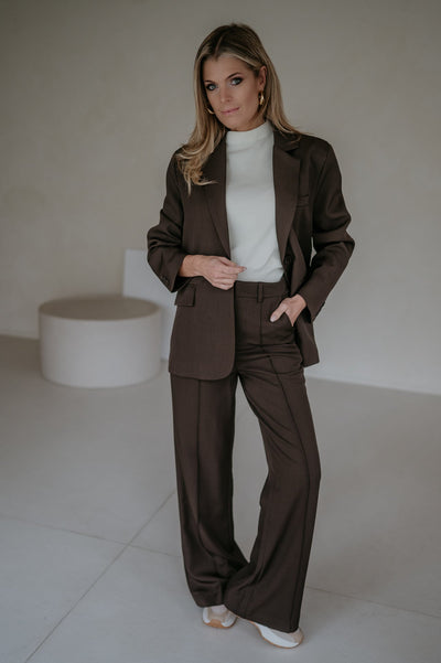 Urticante blazer I Chocolate Brown - Wild Souls by JV® - Blazers