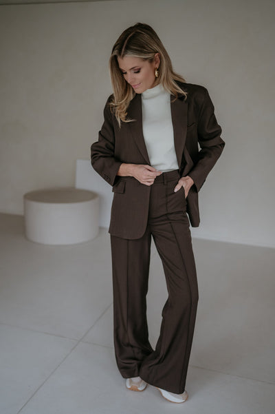 Urticante blazer I Chocolate Brown - Wild Souls by JV® - Blazers
