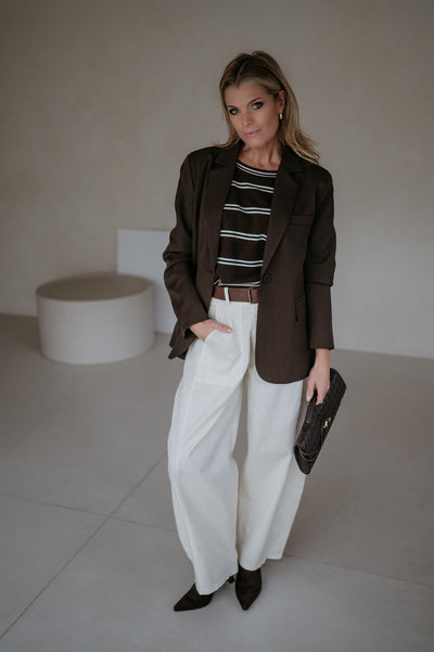 Urticante blazer I Chocolate Brown - Wild Souls by JV® - Blazers
