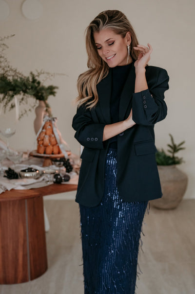 Urticante blazer I Navy Blue - Wild Souls by JV® - Blazers