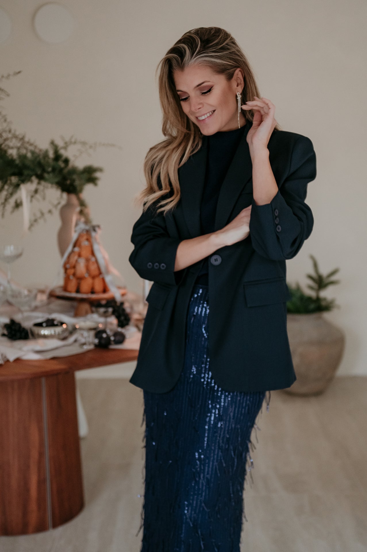 Urticante blazer I Navy Blue - Wild Souls by JV® - Blazers