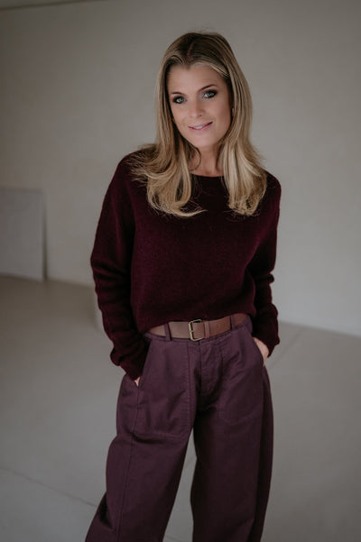Utile knit I Burgundy - Wild Souls by JV® - Knits