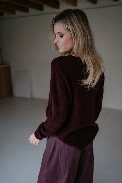 Utile knit I Burgundy - Wild Souls by JV® - Knits