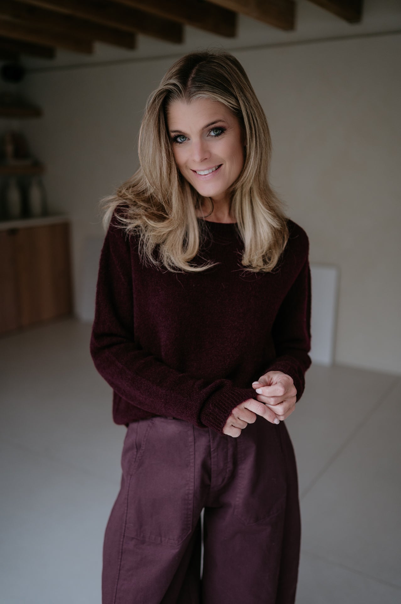 Utile knit I Burgundy - Wild Souls by JV® - Knits