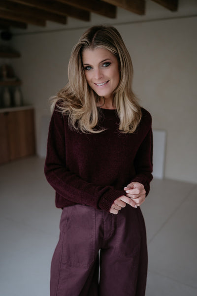 Utile knit I Burgundy - Wild Souls by JV® - Knits