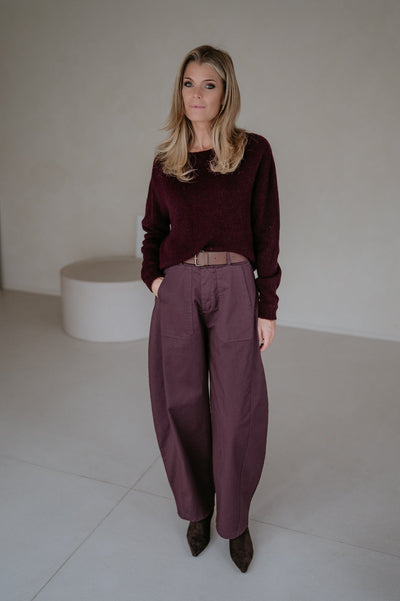 Utile knit I Burgundy - Wild Souls by JV® - Knits