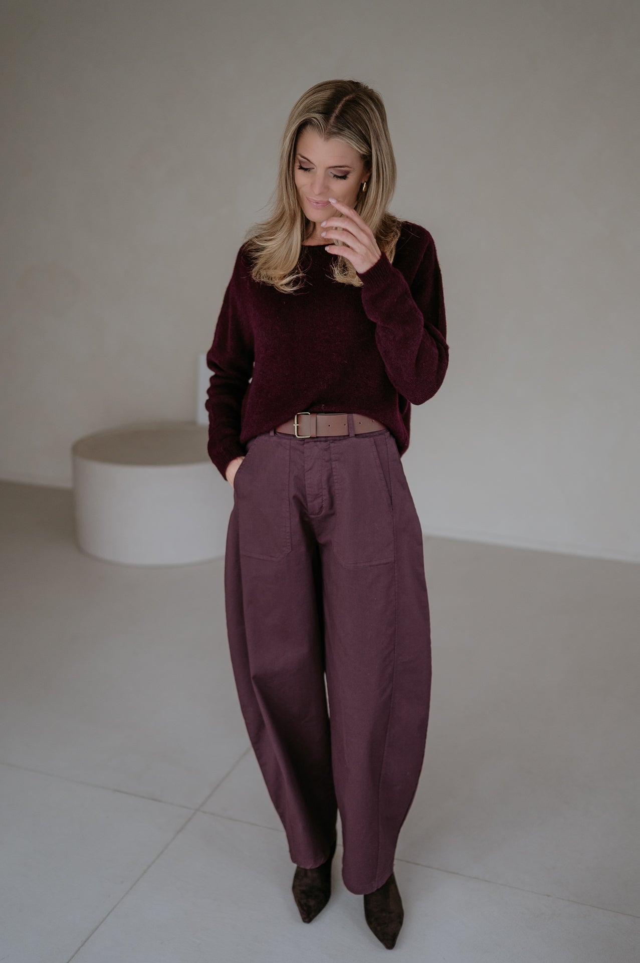 Utile knit I Burgundy - Wild Souls by JV® - Knits