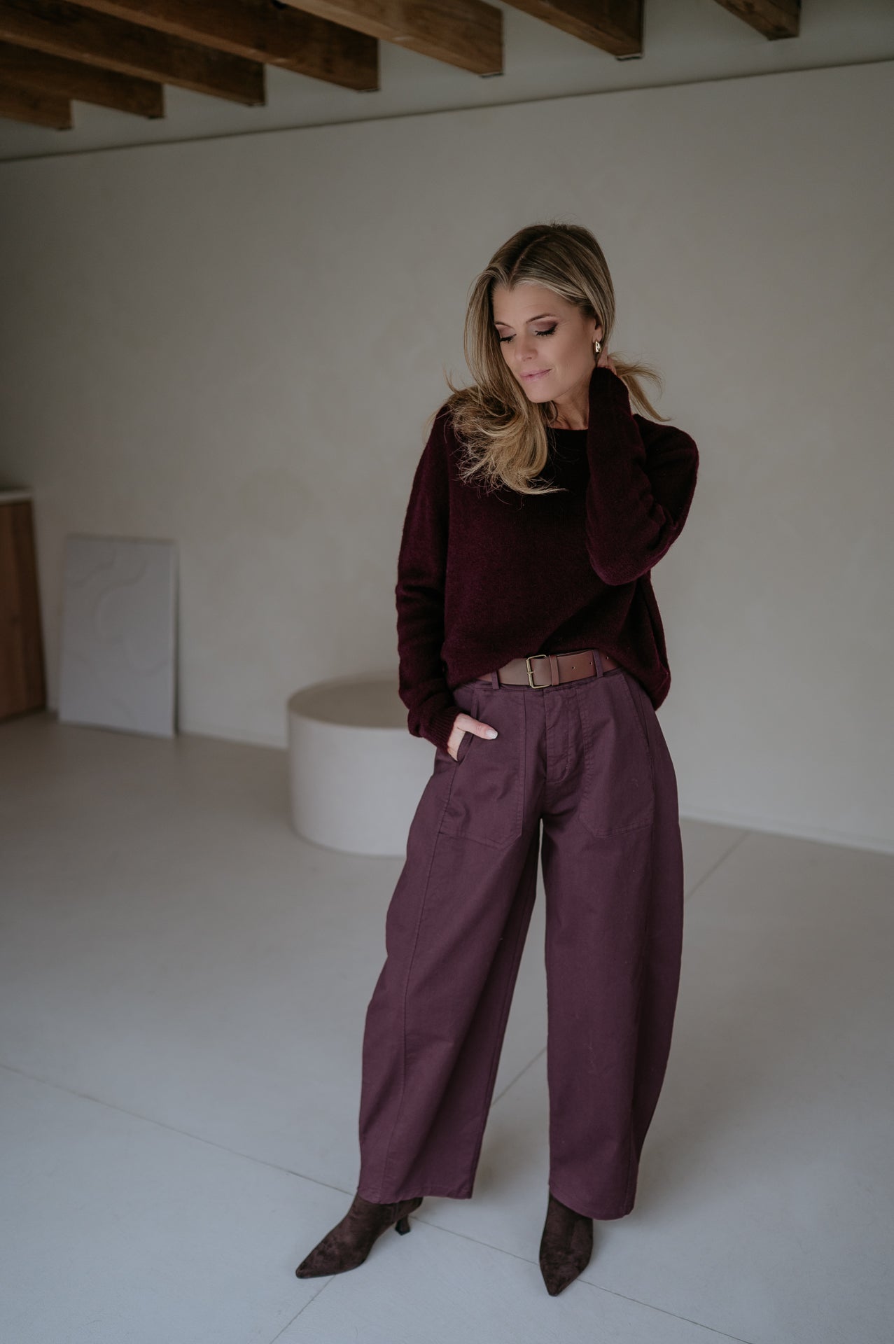 Utile knit I Burgundy - Wild Souls by JV® - Knits