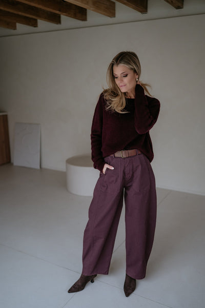 Utile knit I Burgundy - Wild Souls by JV® - Knits