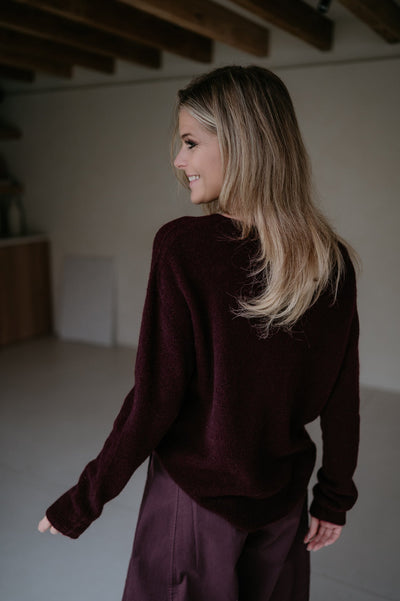 Utile knit I Burgundy - Wild Souls by JV® - Knits