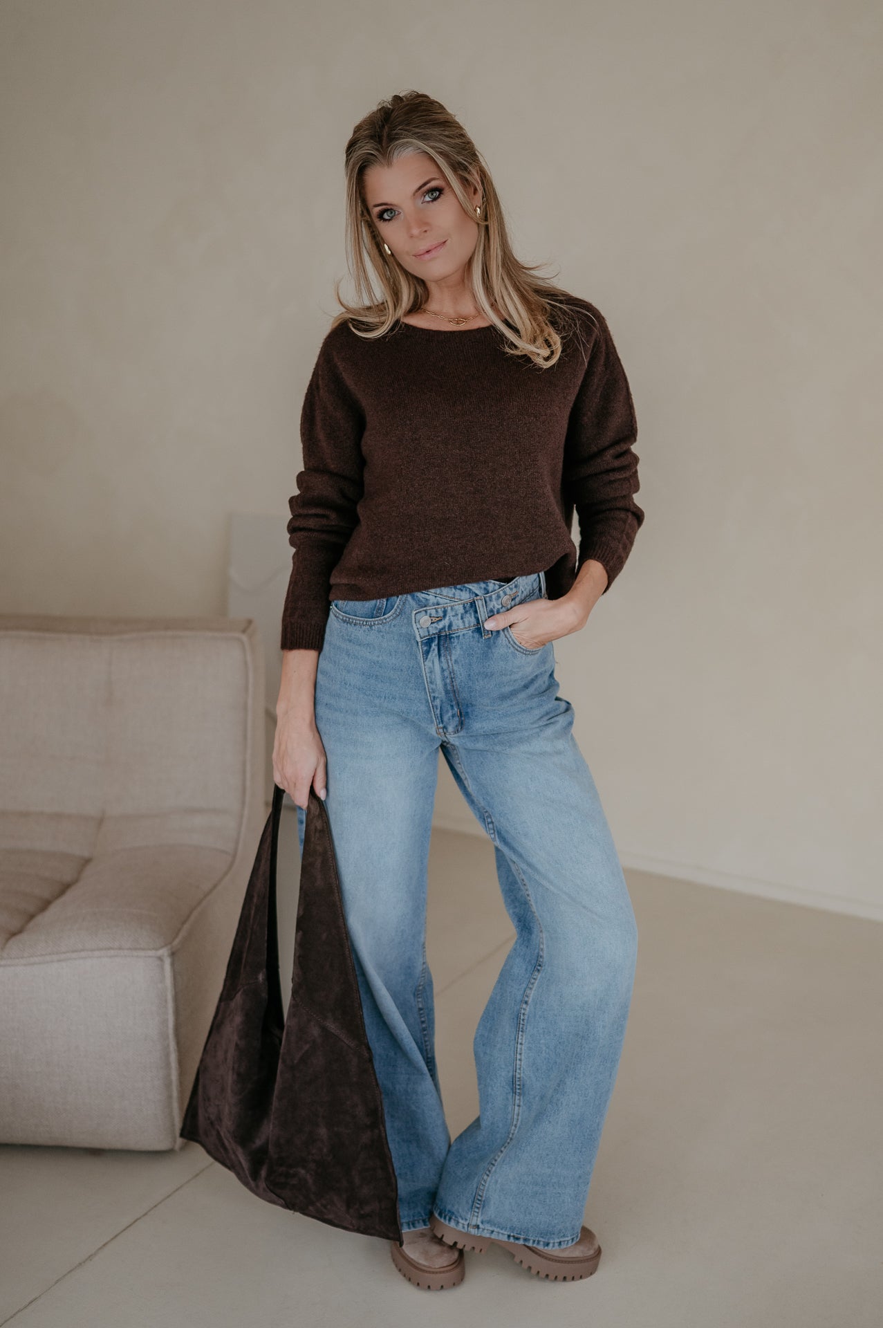 Utile knit I Chocolate Brown - Wild Souls by JV® - Knits