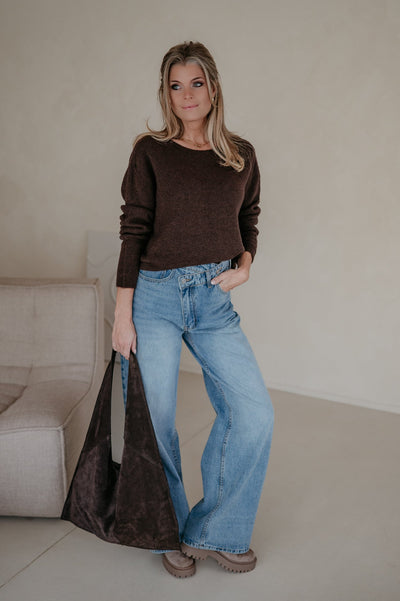Utile knit I Chocolate Brown - Wild Souls by JV® - Knits