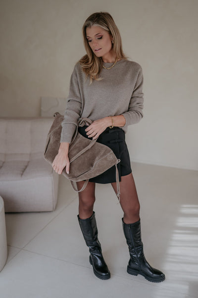Utile knit I Taupe - Wild Souls by JV® - Knits
