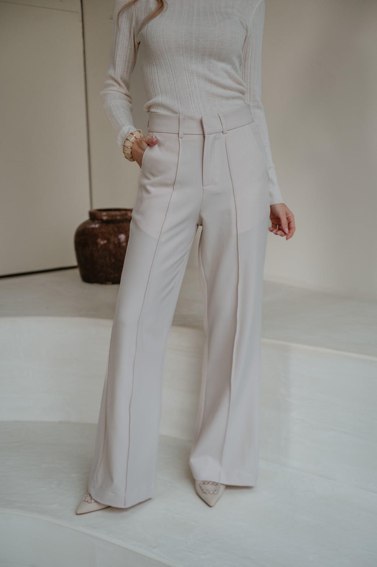 Vacuita trousers I Beige - Wild Souls by JV® - Trousers