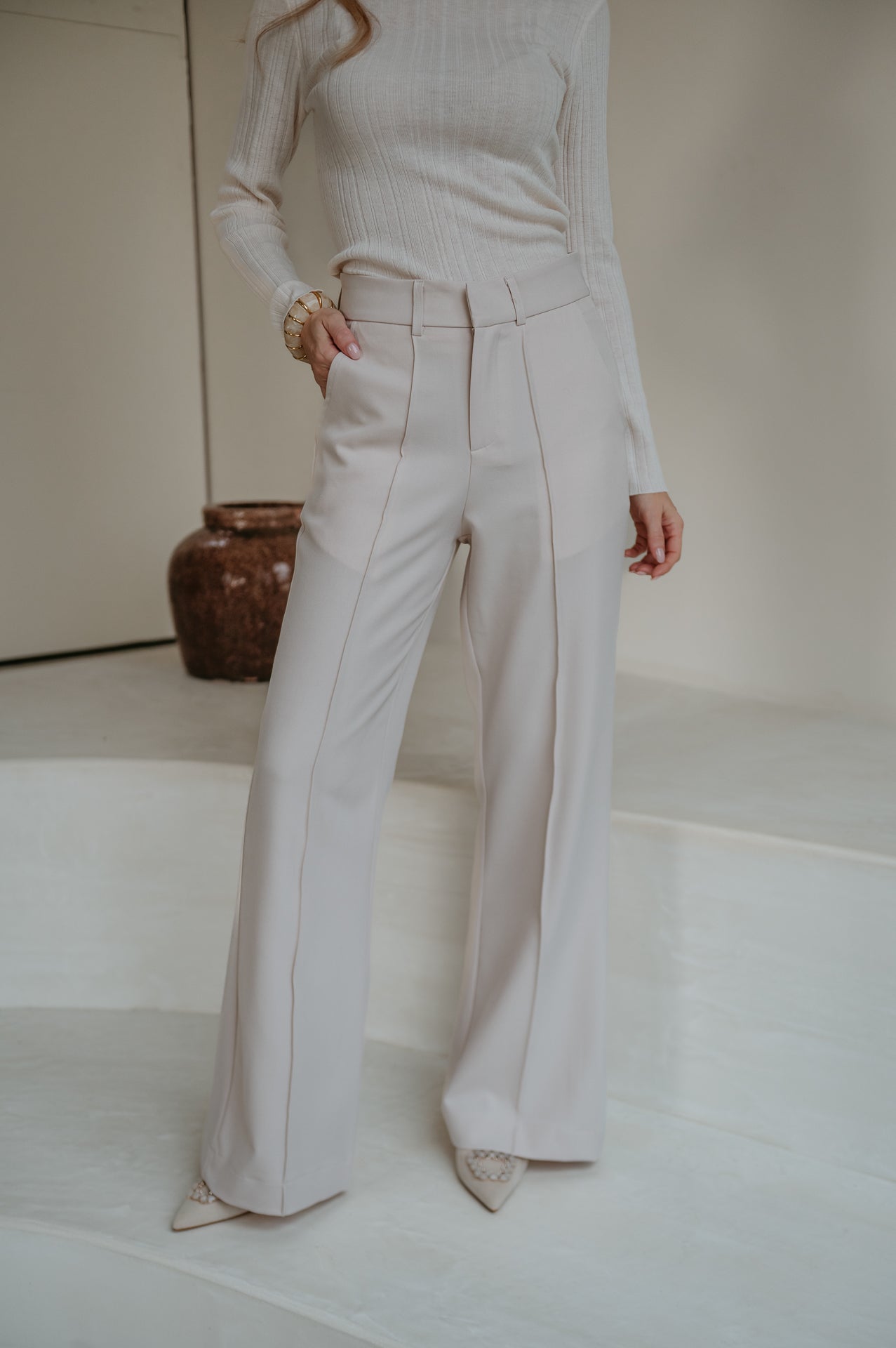 Vacuita trousers I Beige - Wild Souls by JV® - Trousers