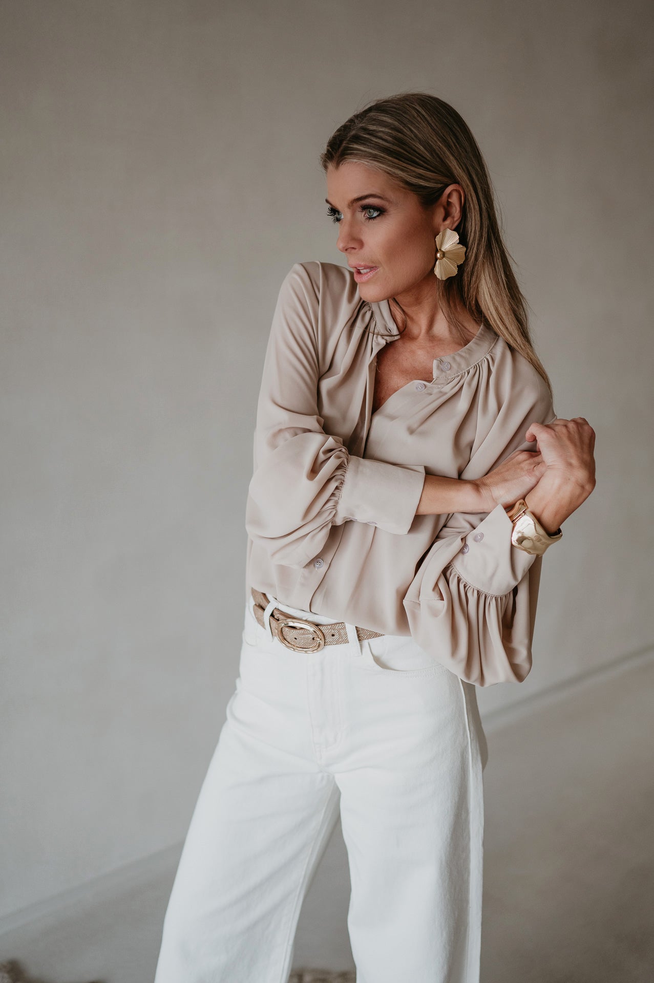 Vado blouse I Beige - Wild Souls by JV® - Blouses