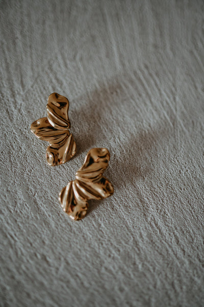 Vaga earrings I Gold - Wild Souls by JV® - Earrings