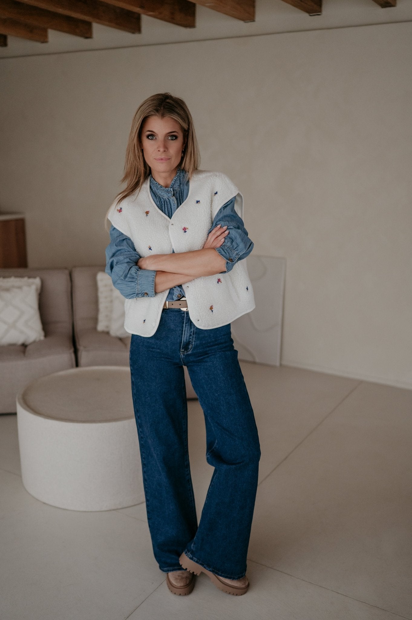 Vampa gilet I Ecru - Wild Souls by JV® - Gilets