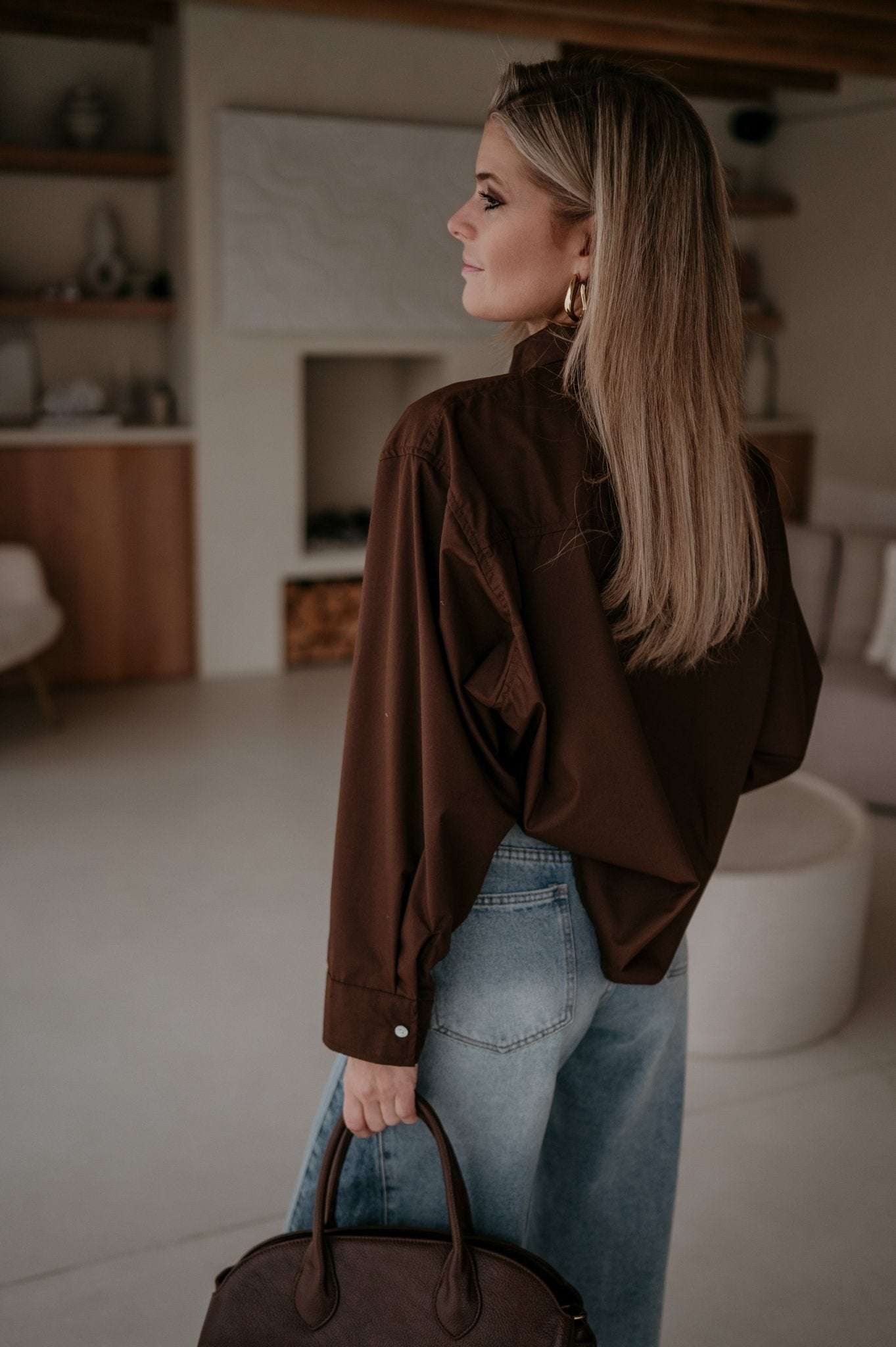 Vedare shirt I Chocolate Brown - Wild Souls by JV® - Shirts