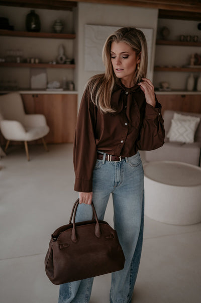 Vedare shirt I Chocolate Brown - Wild Souls by JV® - Shirts