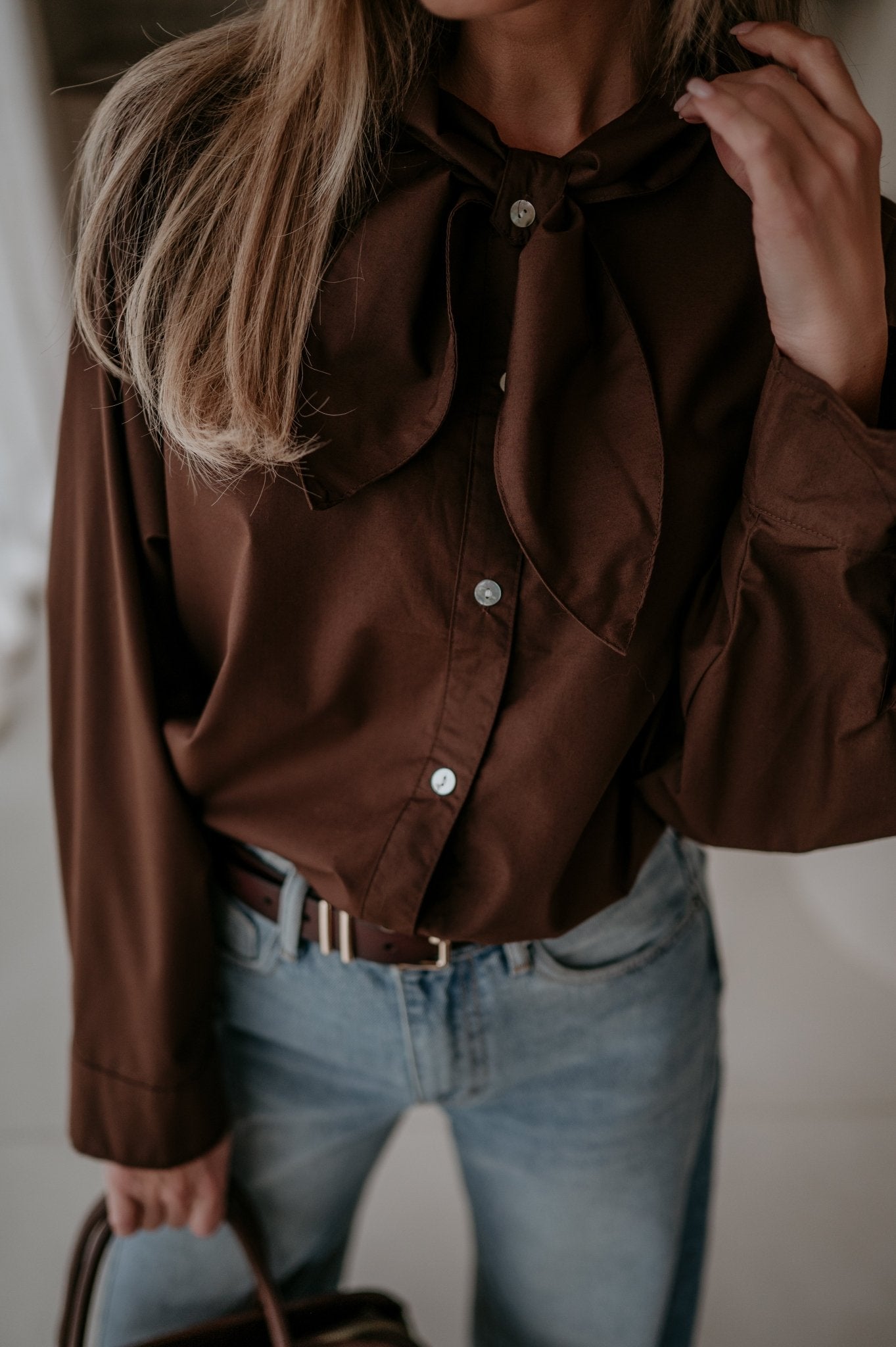 Vedare shirt I Chocolate Brown - Wild Souls by JV® - Shirts