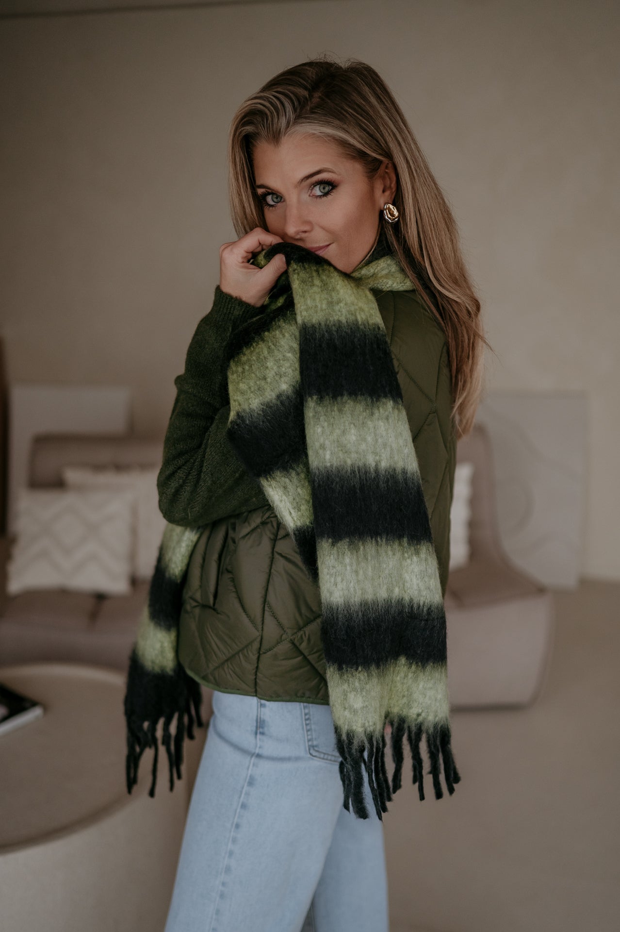 Vedo scarf I Olive - Wild Souls by JV® - Scarfs