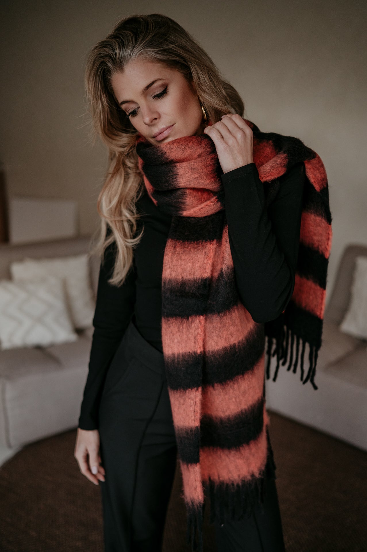 Vedo scarf I Orange - Wild Souls by JV® - Scarfs