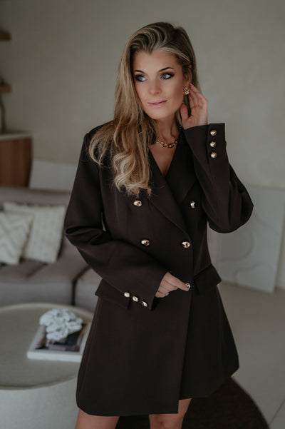 Vedrane dress I Chocolate Brown - Wild Souls by JV® - 