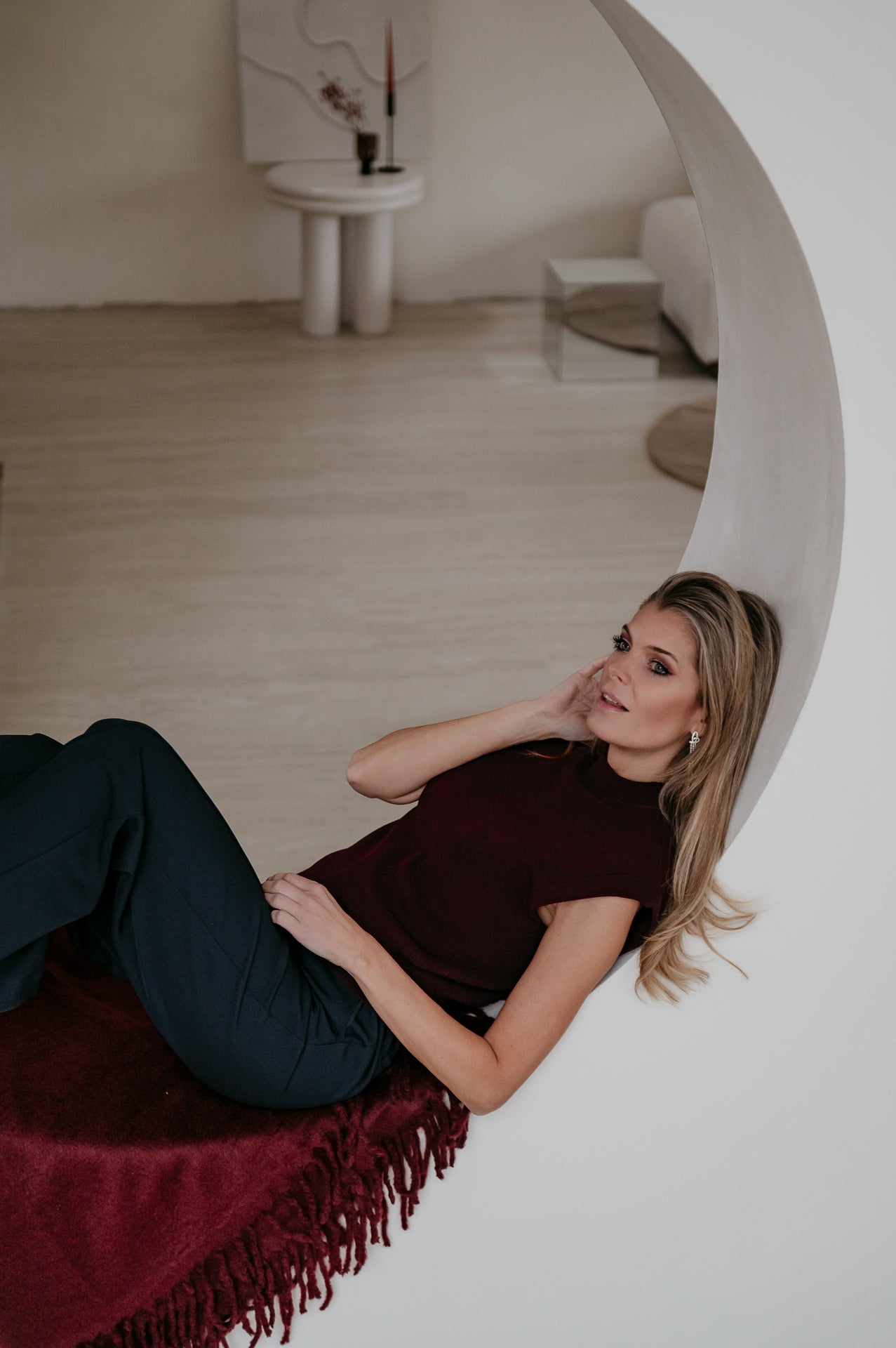 Velando top I Burgundy - Wild Souls by JV® - Tops