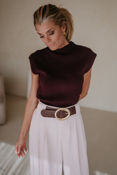 Velando top I Burgundy - Wild Souls by JV® - Tops
