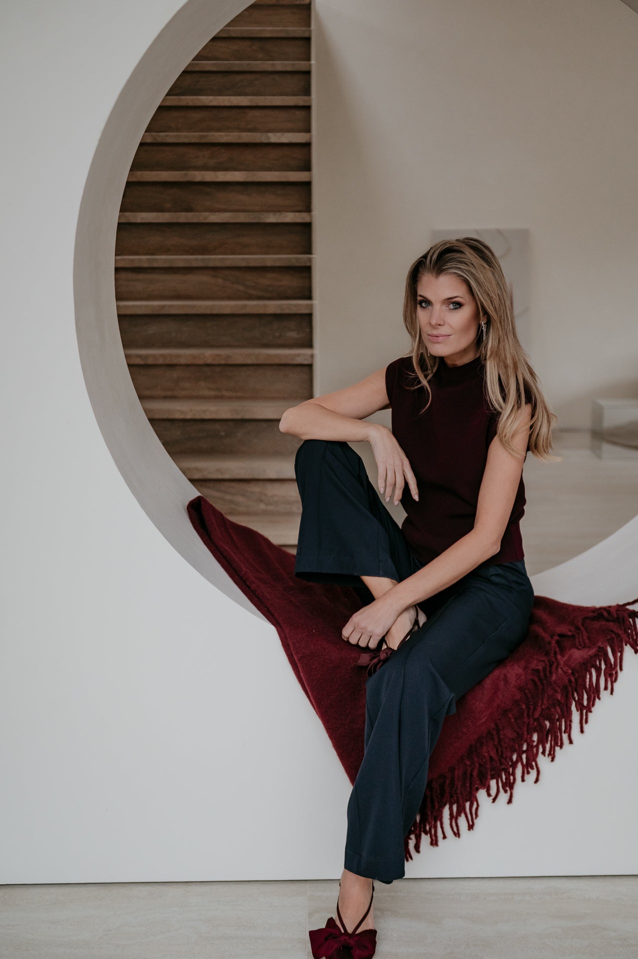 Velando top I Burgundy - Wild Souls by JV® - Tops