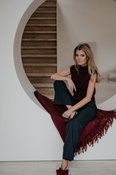 Velando top I Burgundy - Wild Souls by JV® - Tops