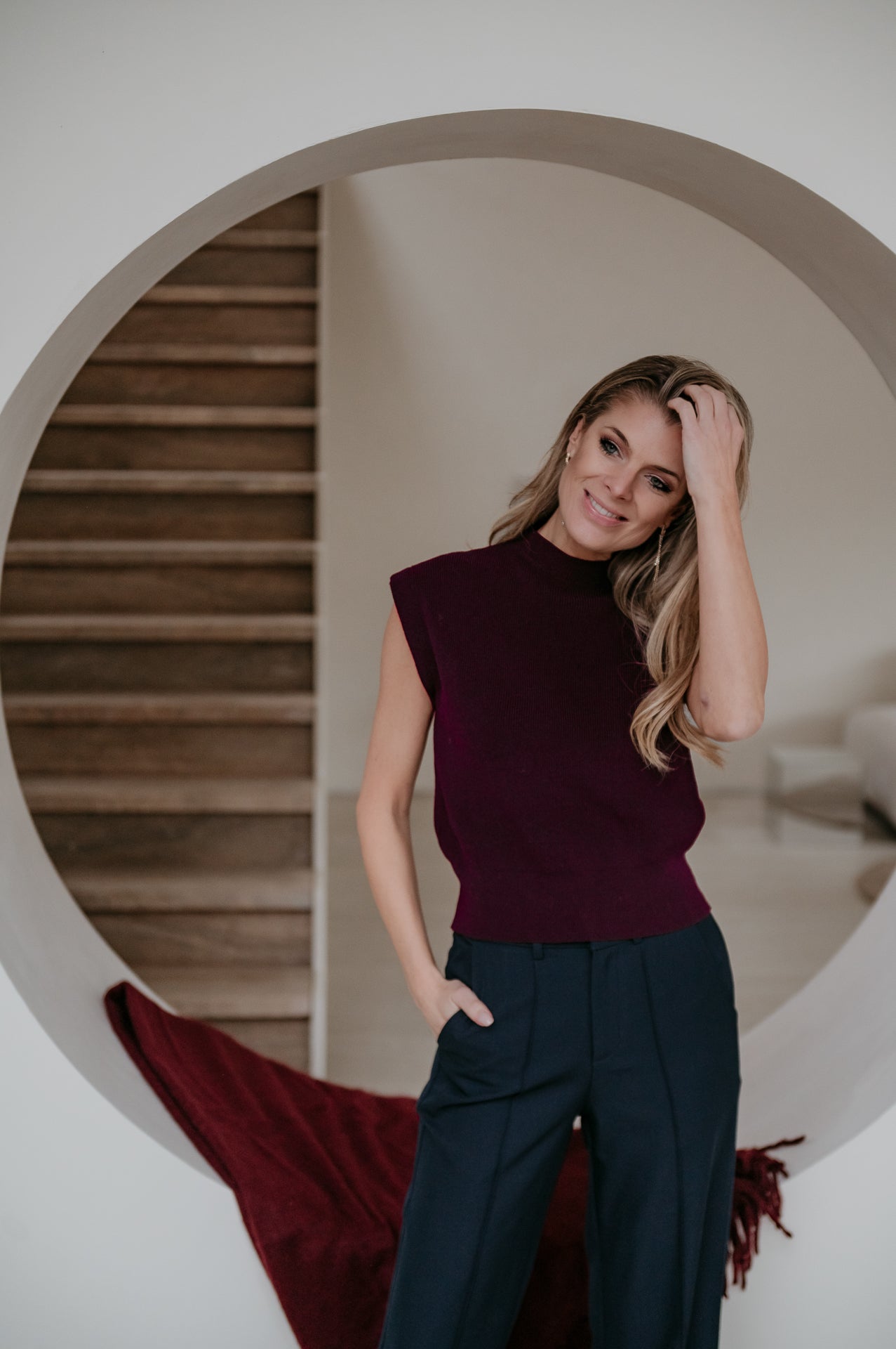 Velando top I Burgundy - Wild Souls by JV® - Tops