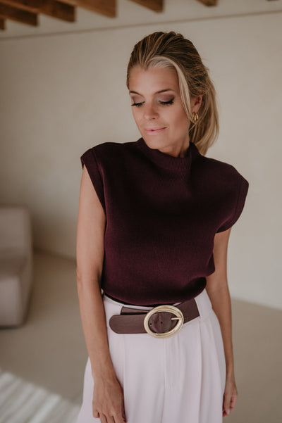 Velando top I Burgundy - Wild Souls by JV® - Tops