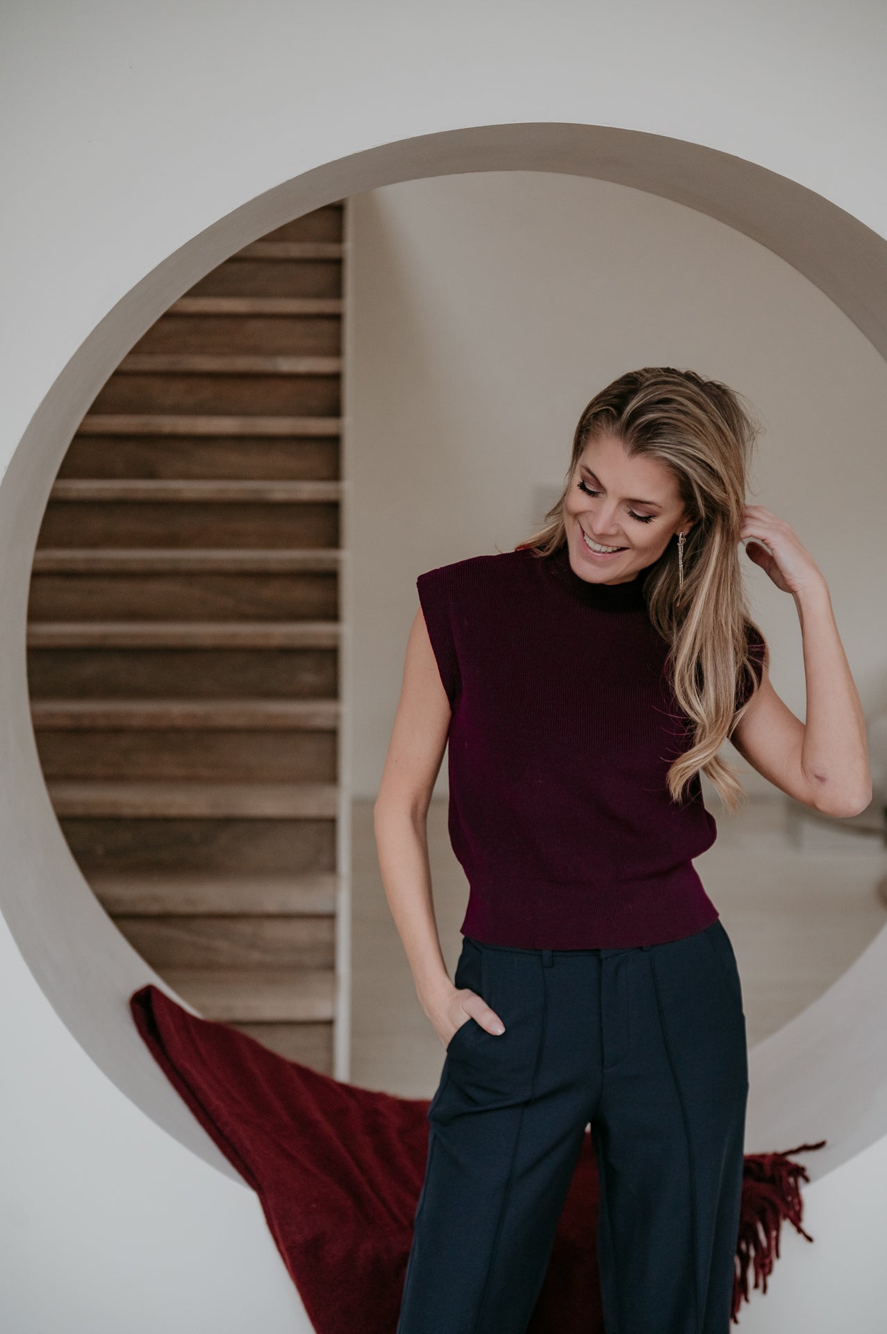 Velando top I Burgundy - Wild Souls by JV® - Tops