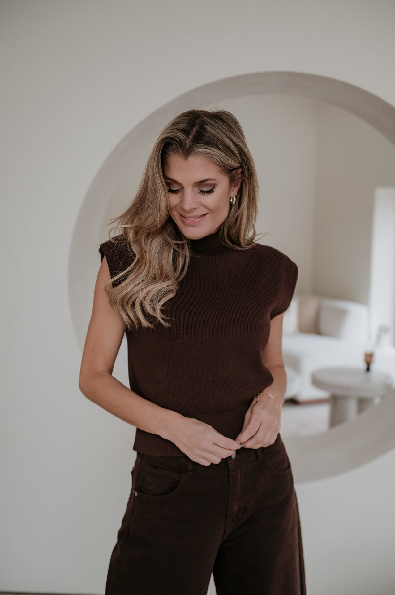 Velando top I Chocolate Brown - Wild Souls by JV® - Tops