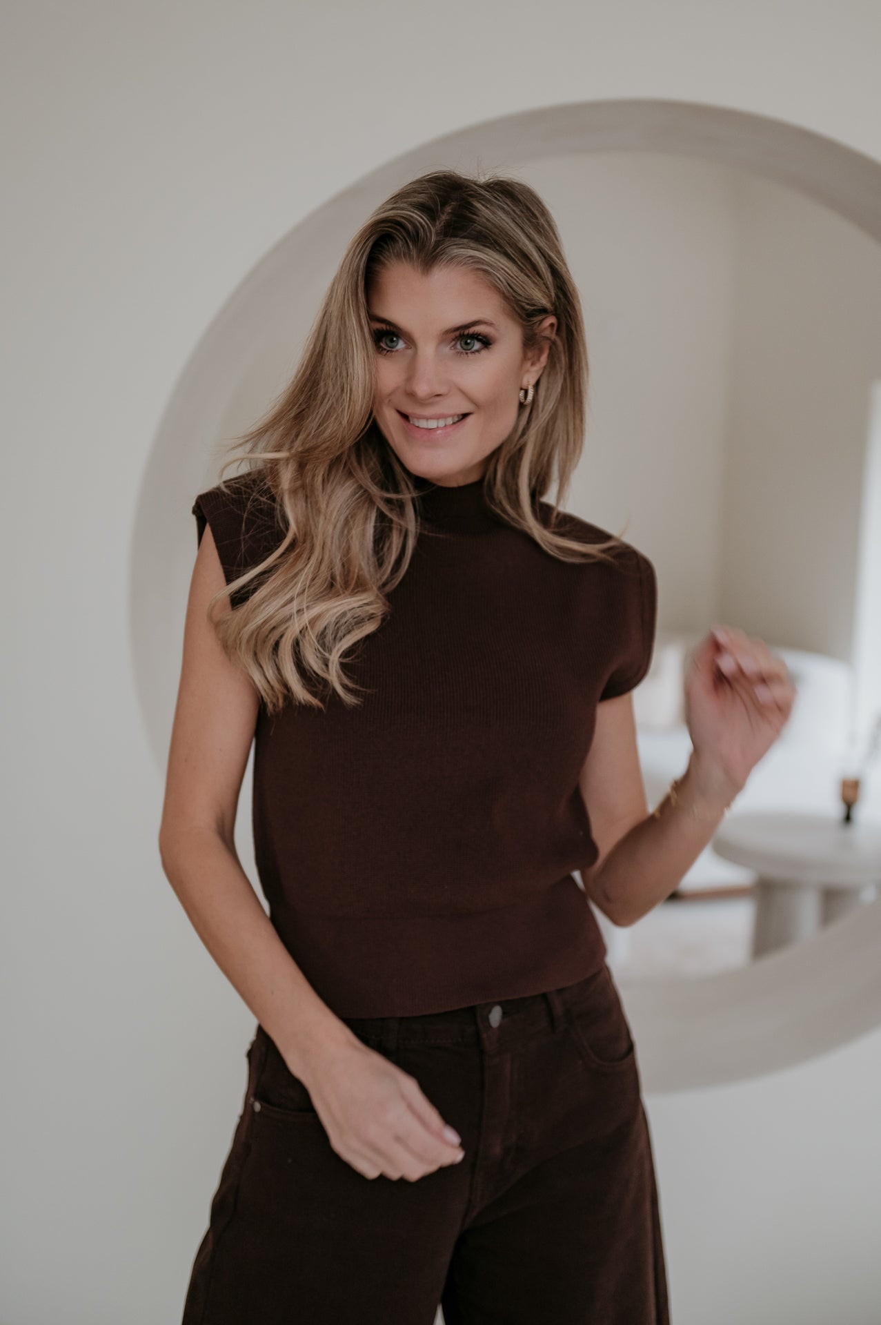 Velando top I Chocolate Brown - Wild Souls by JV® - Tops