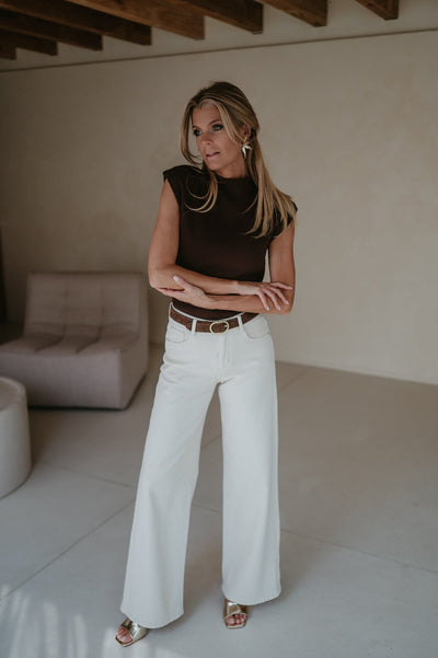 Velando top I Chocolate Brown - Wild Souls by JV® - Tops