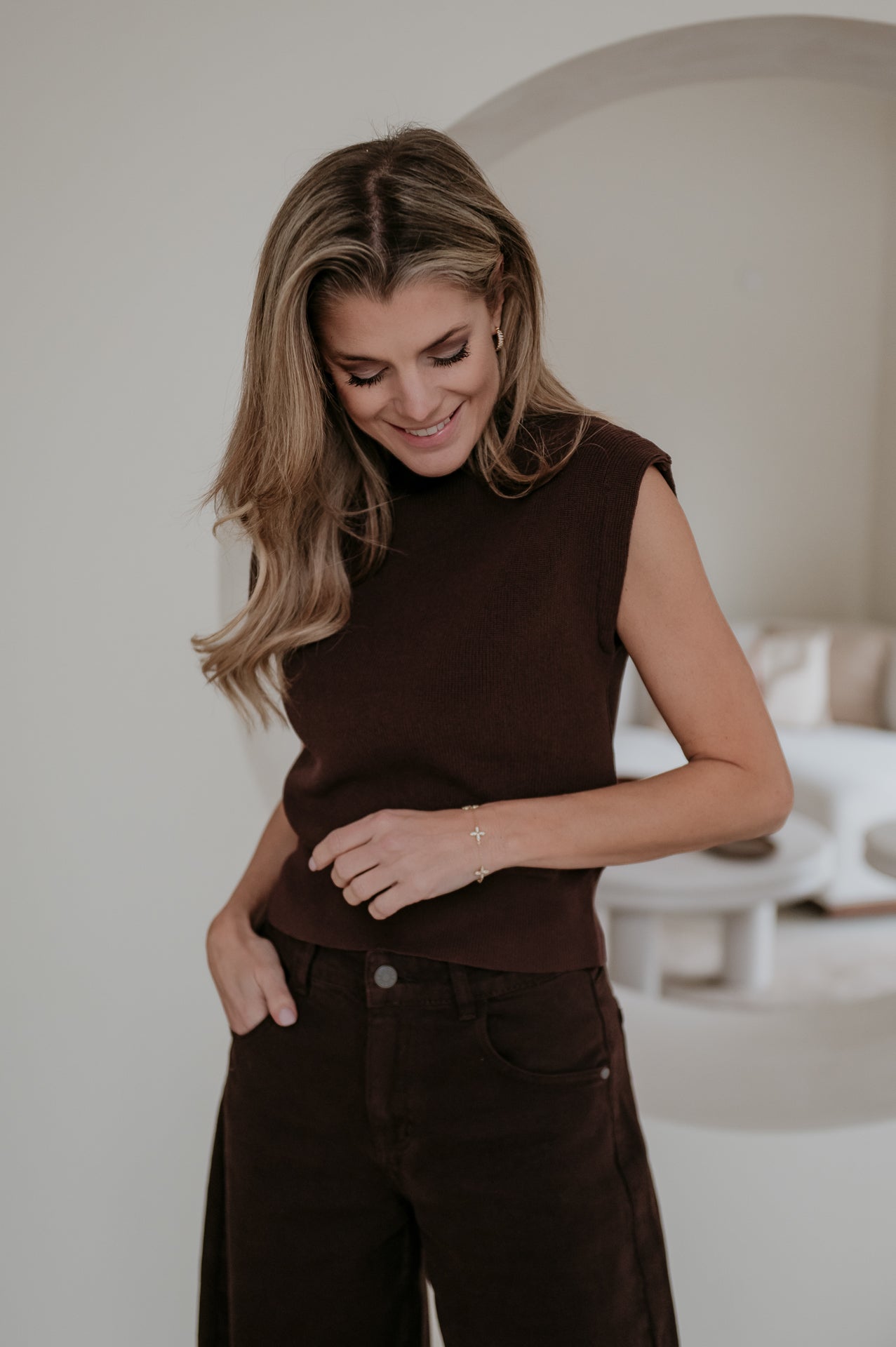 Velando top I Chocolate Brown - Wild Souls by JV® - Tops