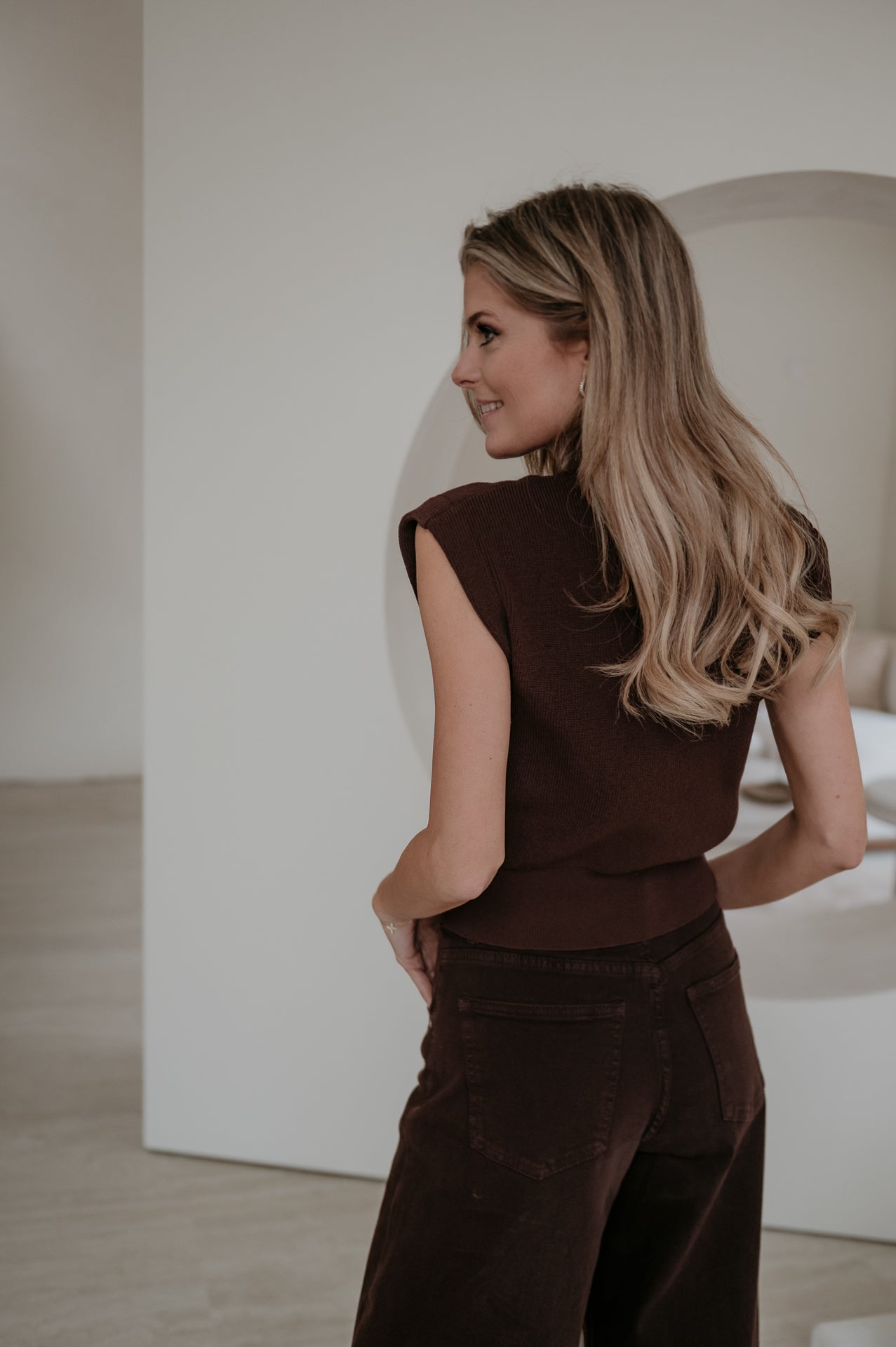 Velando top I Chocolate Brown - Wild Souls by JV® - Tops