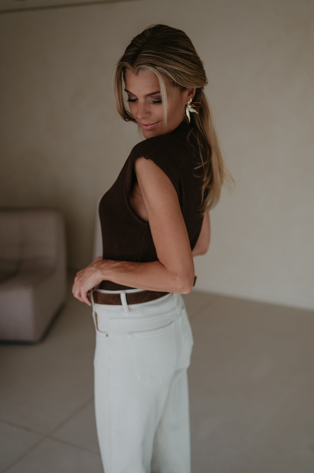 Velando top I Chocolate Brown - Wild Souls by JV® - Tops