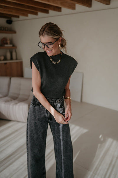Velando top I Dark Grey - Wild Souls by JV® - Tops