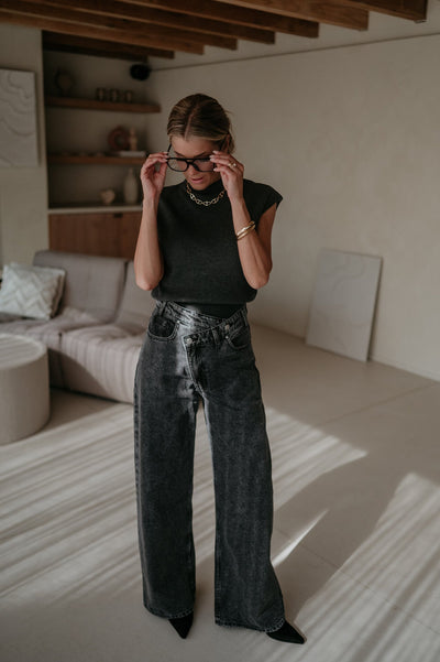 Velando top I Dark Grey - Wild Souls by JV® - Tops