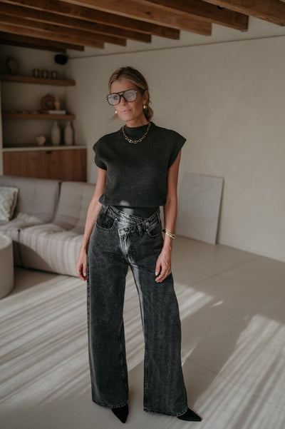 Velando top I Dark Grey - Wild Souls by JV® - Tops