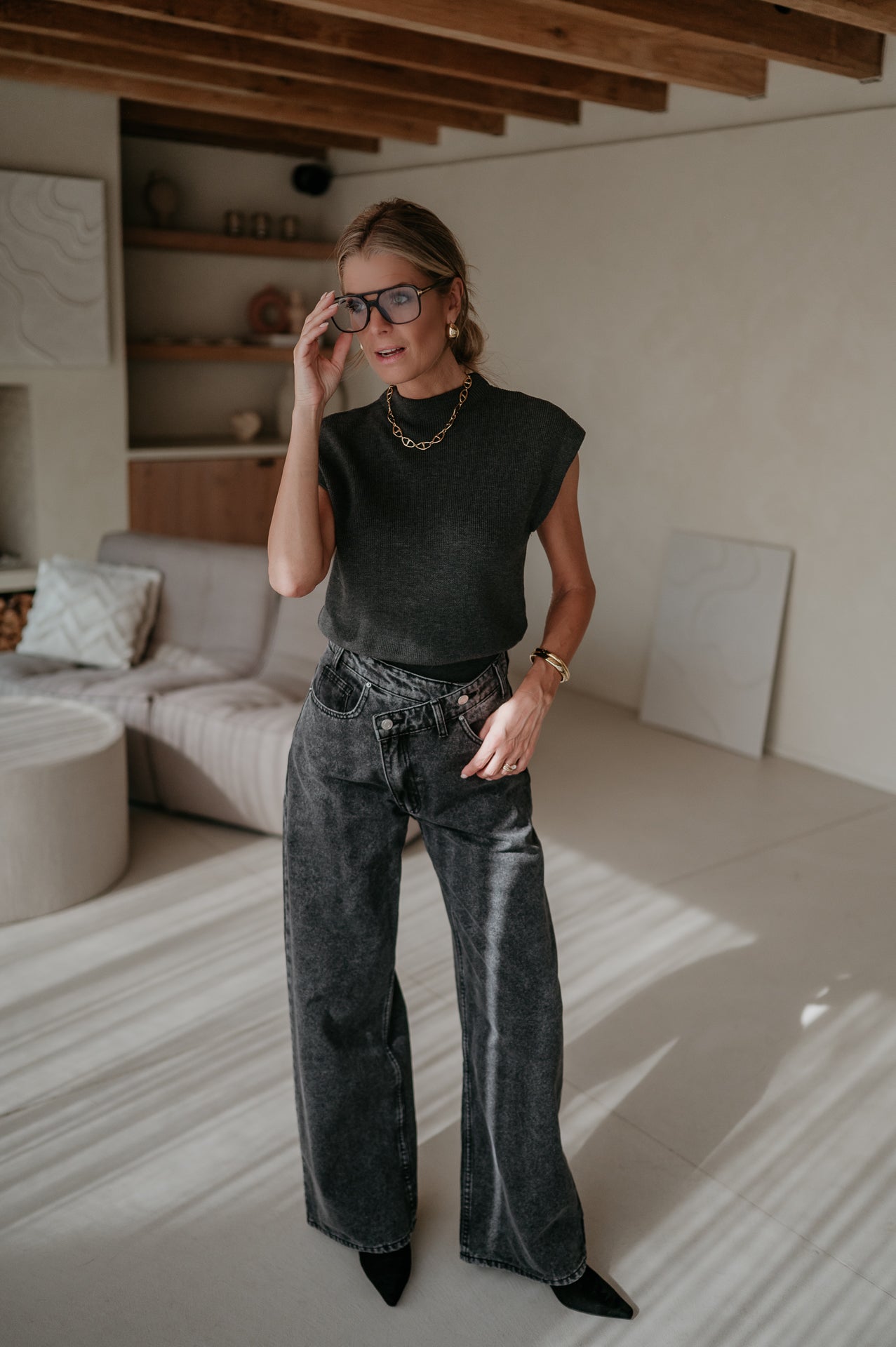 Velando top I Dark Grey - Wild Souls by JV® - Tops