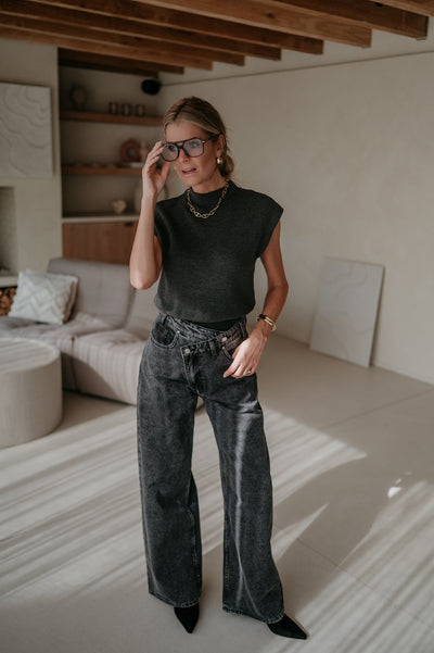 Velando top I Dark Grey - Wild Souls by JV® - Tops